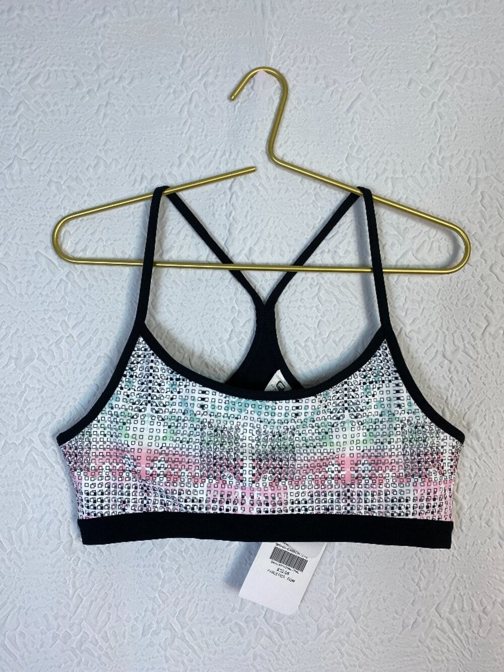 NWT Fabletics Snapdragon Reversible Racerback Sports Bra Size L